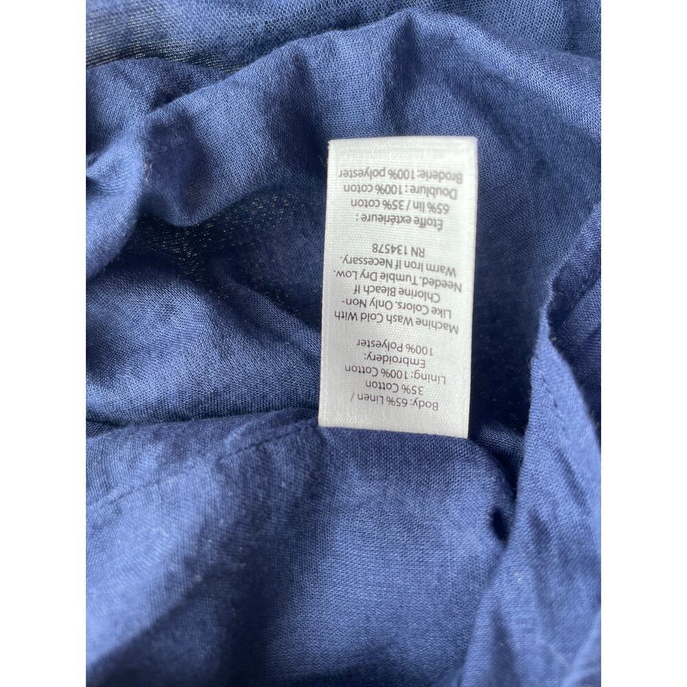 Vineyard Vines Linen Blend Tunic Size 2 - Picture 3 of 4